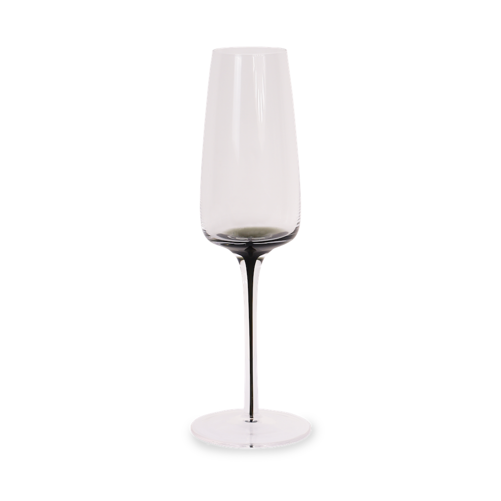 Smoke Stem Champagne Glasses